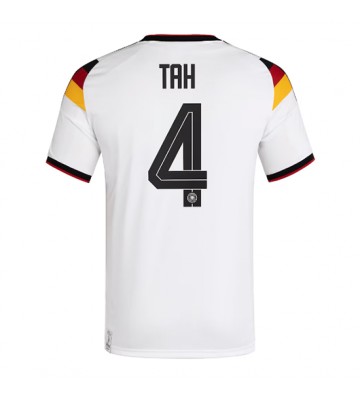 Tyskland Jonathan Tah #4 Hemmatröja VM 2026 Kortärmad